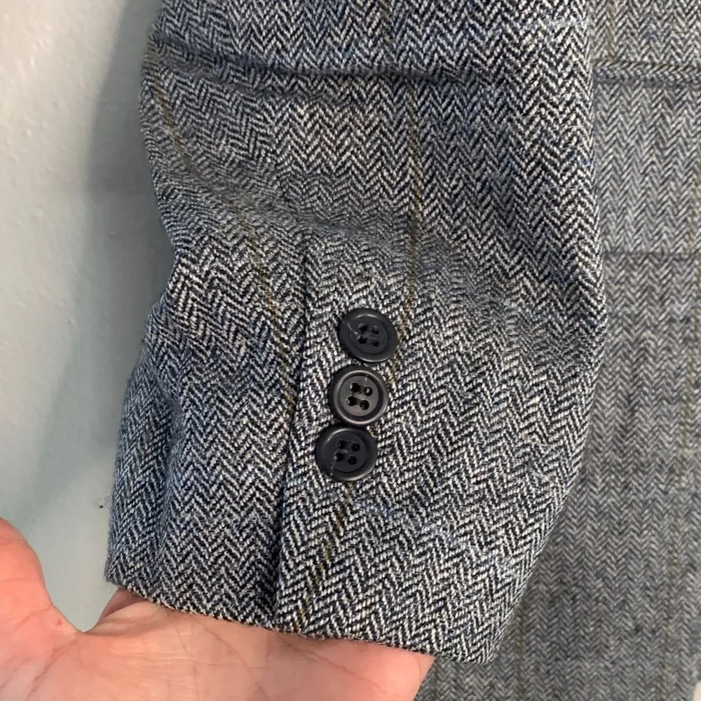 Brooks Brothers houndstooth Gray Men's Blazer
